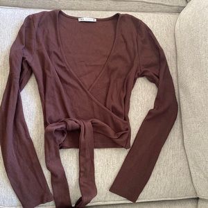 Zara ribbed long sleeve